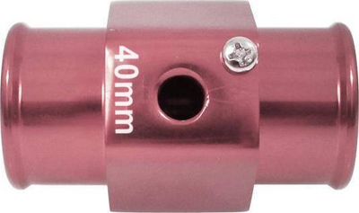 Adapter sensor temperature uji Depo 40mm, 1/8 NPT, metalik