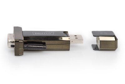Adapter Digitus DA-70156, USB 2.0 në RS232, i zi