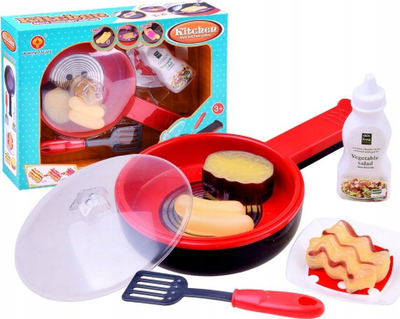 Set lojrash kuzhine ZABAWKI Kitchen Set ZA2636, tigan me tinguj dhe dritë, lodër për kalamaj, shumëngjyrësh