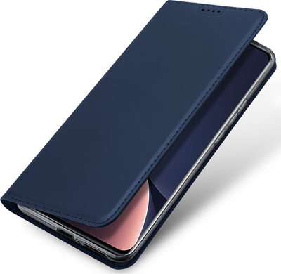Këllëf telefoni Dux Ducis Skin Pro Series për Xiaomi 13 Pro, portofol, me këmbë mbajtëse, blu e errët