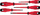 Set kaçavidash Yato YT-2827, 3-5.5 mm, PH1-PH2, 5 copë, 1000V, të kuqe