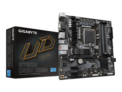 Pllakë amë Gigabyte B760M DS3H - DDR4, LGA1700, mATX