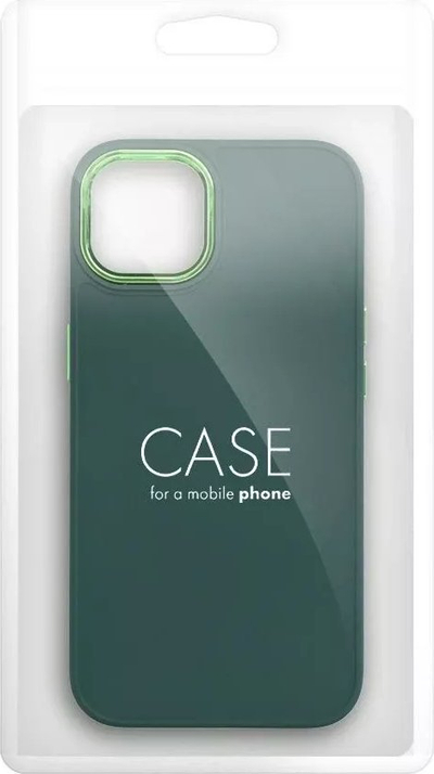 Mbrojtëse telefoni Frame Case për Samsung Galaxy S24 Ultra, TPU, kornizë e forcuar, jeshile mat