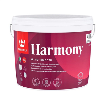 Bojë muri Tikkurila Harmony A, 2.7L, akrilate latex, mat velvet