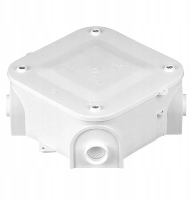 Kuti lidhëse elektrike Plasrol POR 18/28, IP20, plastike, e bardhë