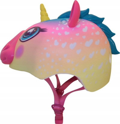 Helm biçiklete për kalamaj C-PREME Junior Super Rainbow Corn, madhësia S 50-54 cm, shumëngjyrëshe