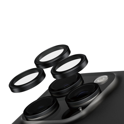 Mbrojtës kamerë SAFE PanzerGlass, për iPhone 16 Pro 16 Pro Max, set lentesh, i zi