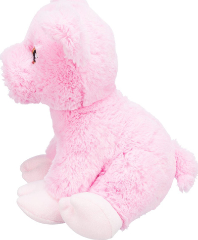 Lodër pelushi për qen Piggy Edison, me zë, rozë
