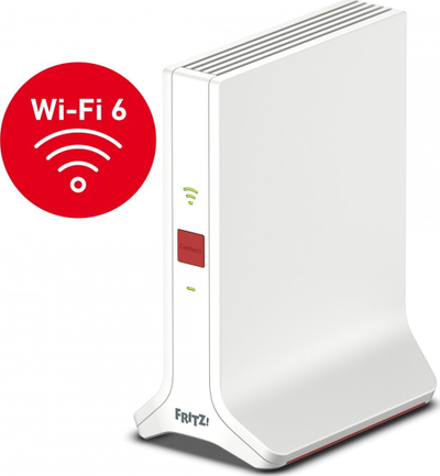 Wi-Fi повторувач AVM FRITZ!Repeater 3000 AX, три-бенд, Wi-Fi 6, бел