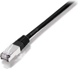 Kabllo lidhëse Equip C5e SF / UTP (705912), 3 m, e zezë