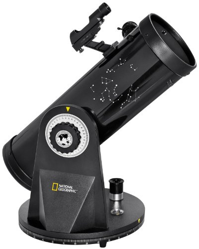 Teleskop reflektor National Geographic 114/500 Compact Dobsonian, zmadhim 25x 83x, i zi