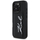 Mbrojtëse telefoni Karl Lagerfeld KLHCP16LPGPVKSK për iPhone 16 Pro, Grained PU, me mbajtës karte, e zezë
