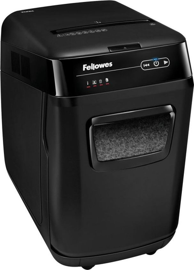Машина за уништување хартија Fellowes AutoMax 200M, micro cut, 32L, црна