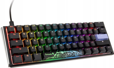 Tastierë mekanike Ducky One 3 Mini, RGB, Cherry MX Silent Red, e zezë