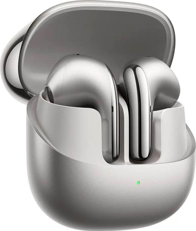 Безжични слушалки Xiaomi Buds 5, Bluetooth, поништување бучава, титаниум сива