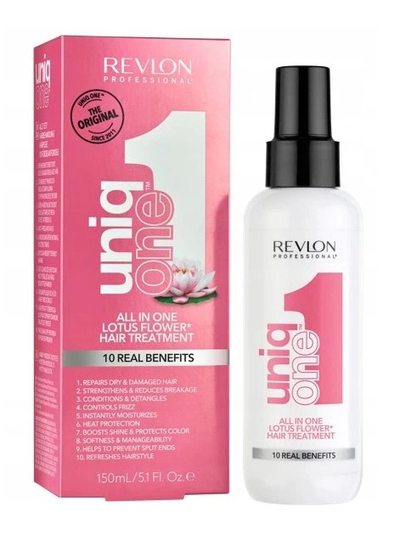 Revlon Uniq One Lotus Flower Спреј за третман на коса, 150 ml