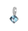 Aksesor për qafore Brosway Fancy Cloud Light Blue FCL18, i argjendtë/kaltër