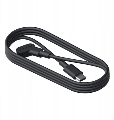 Kabllo USB Rebel Comp VITURE, USB C në konektor magnetik, 120 cm, i zi