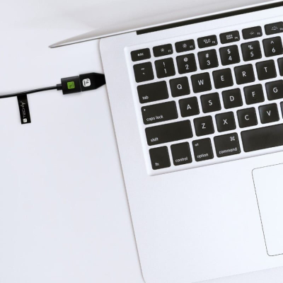 Adapter USB C në OTG, USB 3.1 5Gbps, i zi