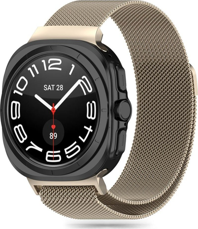 Rrip ore Tech-Protect Milaneseband për Galaxy Watch Ultra 47mm, çelik inox, starlight
