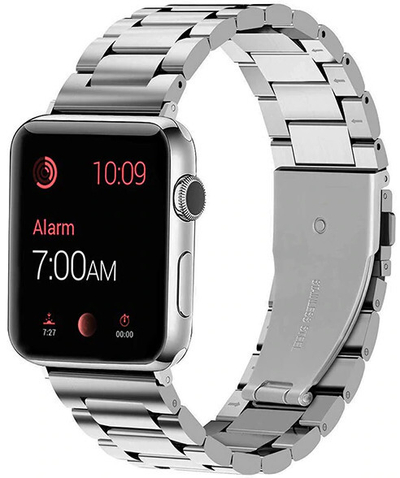 Rrip për orë të mençur 4wrist 42/44/45/49mm, i argjendë