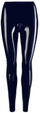 Geta latex Late X Leggings Black, me zinxhir, madhësia S, të zeza