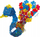 Set lodrash edukative LaQ Educational Blocks Crystal 200, 200 copa transparente, shumëngjyrëshe