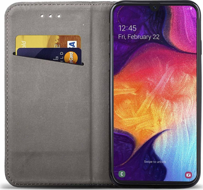 Калсна книга Blow Smart Case за Samsung Galaxy A55, магнетна, со џеб за картичка, црна