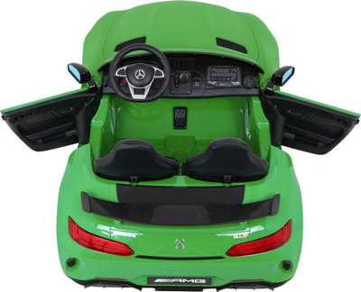 Електричен автомобил за деца Мерцедес Бенз AMG GT R, 4x4, 2 седишта, зелена со сјај