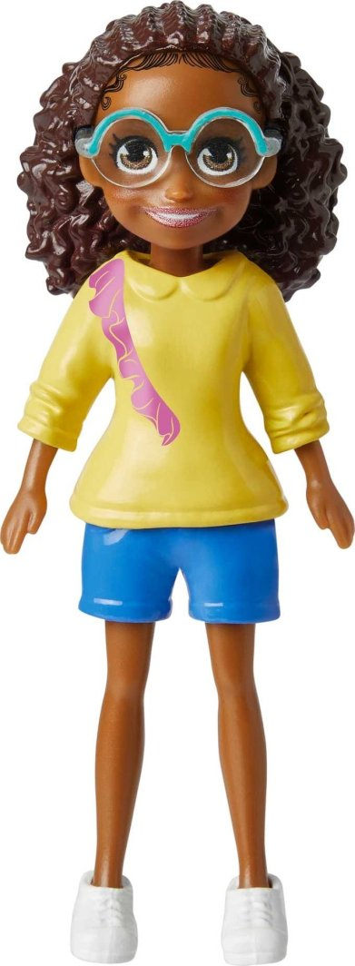 Set lodrash Mattel Polly Pocket Lila Rainbow, kukull me aksesorë, shumëngjyrëshe