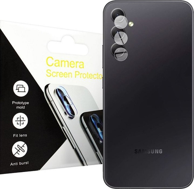 Xham mbrojtës kamere për Samsung Galaxy A14, Full Cover, 4G dhe 5G, transparent