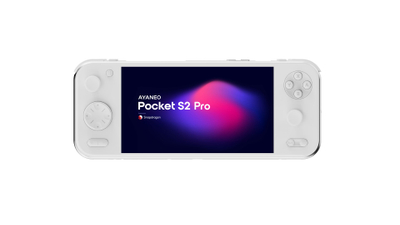 Konzolë portabël lojrash Ayaneo Pocket S2 Pro, Snapdragon G3 Gen 3, 16GB RAM, 512GB, ekran 6.3\", e bardhë