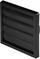 Rrjetë ventilimi Awenta T79, 19x19cm, Ø150mm, e zezë