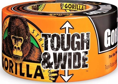 Shirit ngjitës Gorilla Tough & Wide, 27 m, 73 mm, i zi