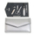 Set manikyri Credo Carbon 4 Silver Case