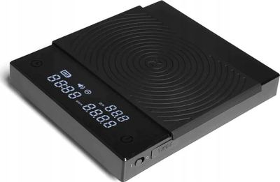 Peshore kafeje Timemore Black Mirror Basic 2.0, elektronike me timer, USB C, e bardhë