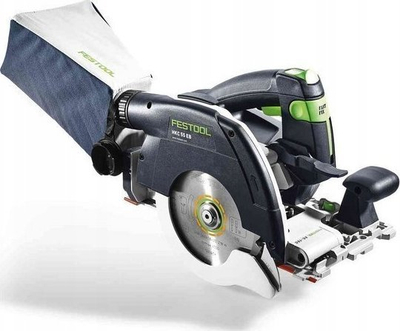 Sharrë rrethore me bateri Festool HKC 55 EB, 18V, teh 160mm, gri e zezë