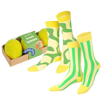 Ems Socks Fresh Lemons 2 - Doiycustom