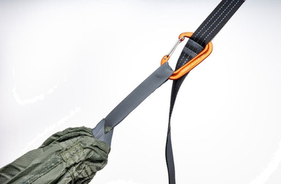 Varëse kampingu Cocoon Travel Hammock Set, najlon ripstop, me rripa, jeshile cypress