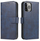 Заштитна маска Hurtel Magnet Case за iPhone 16e, со капак, функција паричник, сина