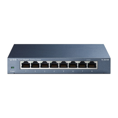 Switch rrjeti TP-Link TL-SG108, 8 porta Gigabit, 10/100/1000 Mbps