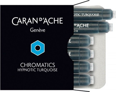Fishekë ngjyre Caran d'Arche Chromatics, 6 copë, të kaltër