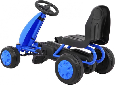 Gokart me pedale Ramiz Blue, 60x35 cm, deri 30 kg, blu