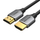 Kabllo HDMI Vention Ultra Thin, 0.5m, male to male, e zezë