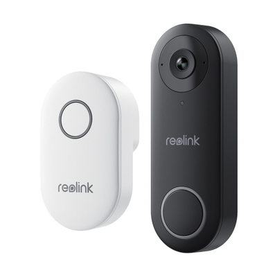 Interfon video i mençur Reolink D340W, WiFi, me kartë 64GB, i bardhë