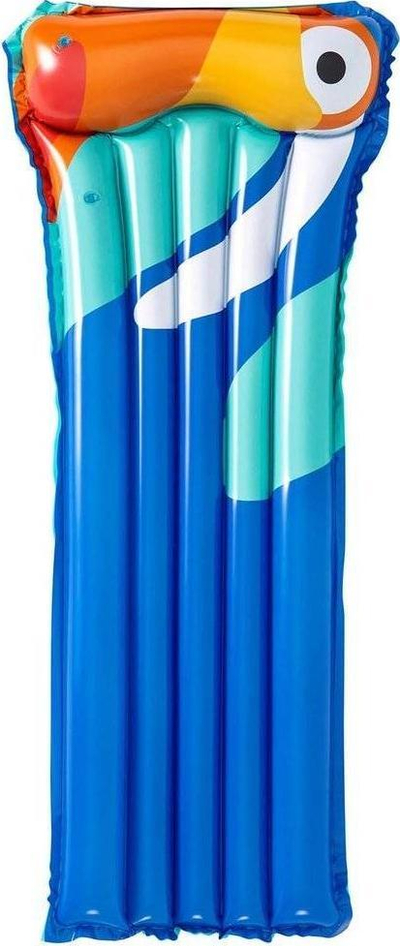 Shtrat notues me ajër Bestway 44021, 183 x 76 cm, me toucan, blu