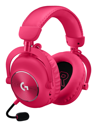 Logitech PRO X 2 LIGHTSPEED Wireless Gaming Headset – Magenta