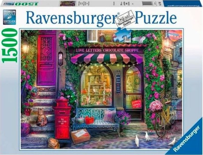 Puzzle Ravensburger Love Letters And Chocolate, 1500 copa, shumëngjyrësh