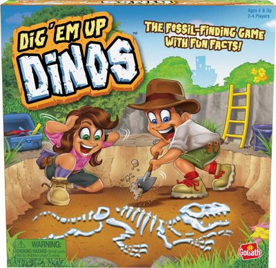Lojë shoqnore Goliath Dino Mission, edukative, për kalamaj 4+