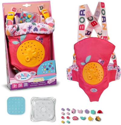 Karrige mbajtëse lodër Baby Born Pin Play, për kukulla